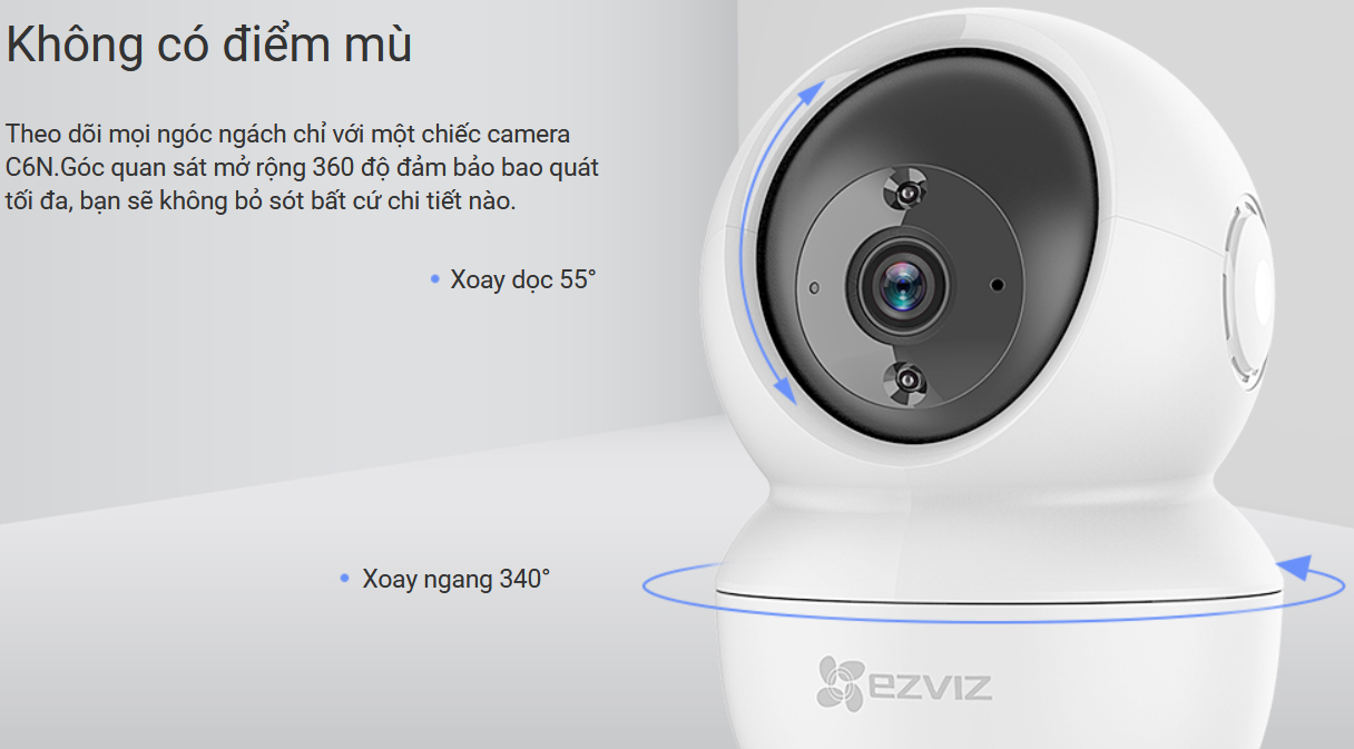 Giới thiệu Camera EZVIZ C6N tại Hải Phòng