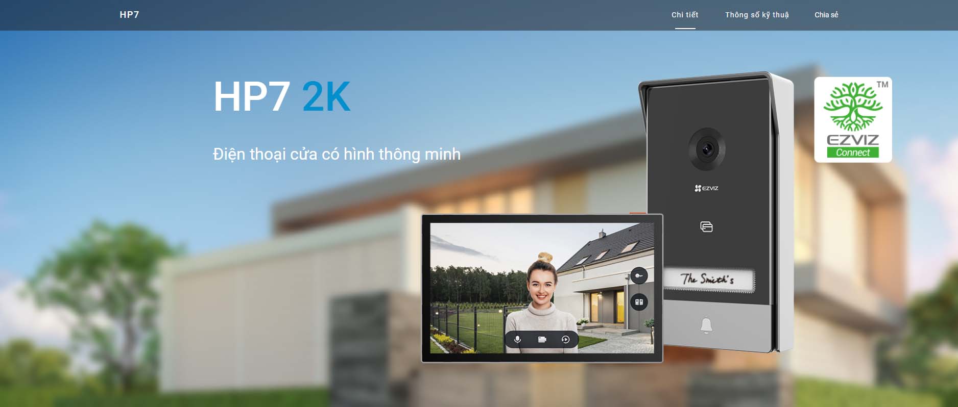 Smart Home HP7 2K EZVIZ tại Hải Phòng