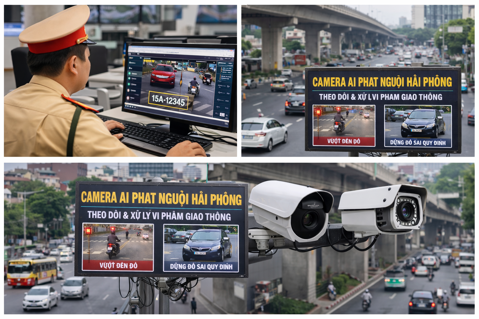 Camera AI phạt nguội tại Hải Phòng Camera AI phạt nguội tại Hải Phòng