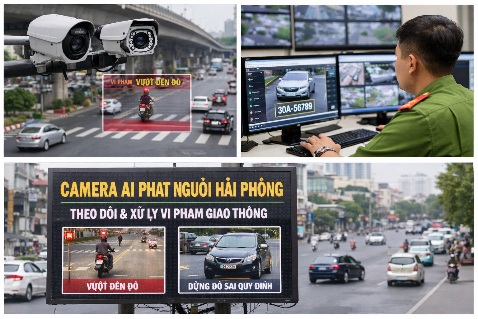 Camera AI phạt nguội tại Hải Phòng Camera AI phạt nguội tại Hải Phòng
